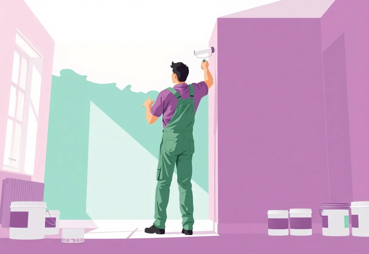 Peintre Morangis 91420 en intervention sur un chantier